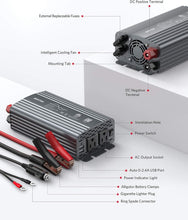 Load image into Gallery viewer, 500W DC to AC Car Inverter with Thermal Protection - Safe Charging Solution