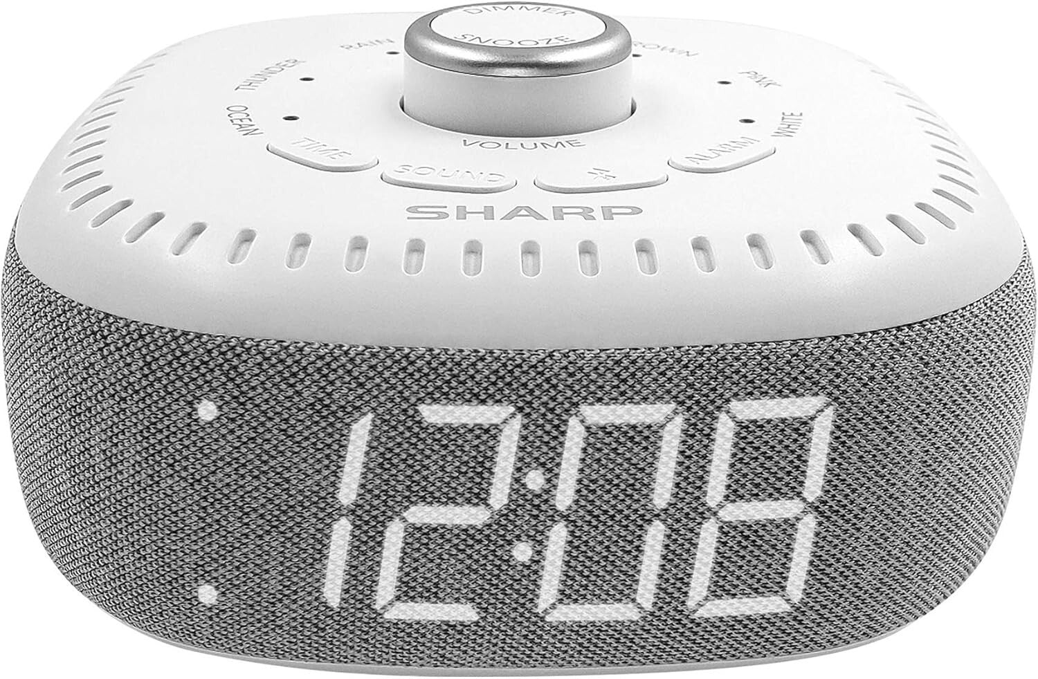 Digital Alarm Clock & Bluetooth Speaker with White LED – Peaceful Sleep Sounds