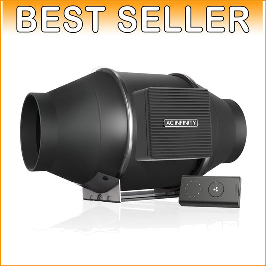 CLOUDLINE PRO S4 - Versatile 4'' Inline Fan for Hydroponics and Heating/Cooling