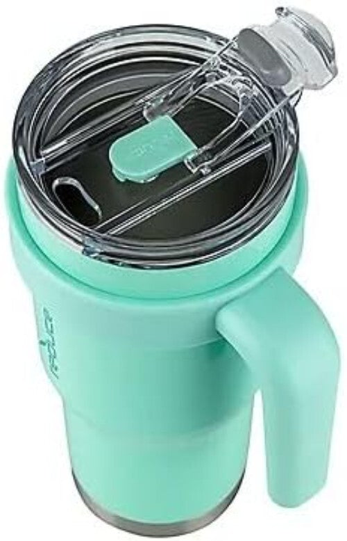 Heavy-Duty 40 Oz Mug Tumbler with Handle - Perfect for Hot & Cold Drinks