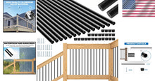 Load image into Gallery viewer, Hollow Round Aluminum Balusters for Deck Railing - Easy Install 101 Pack