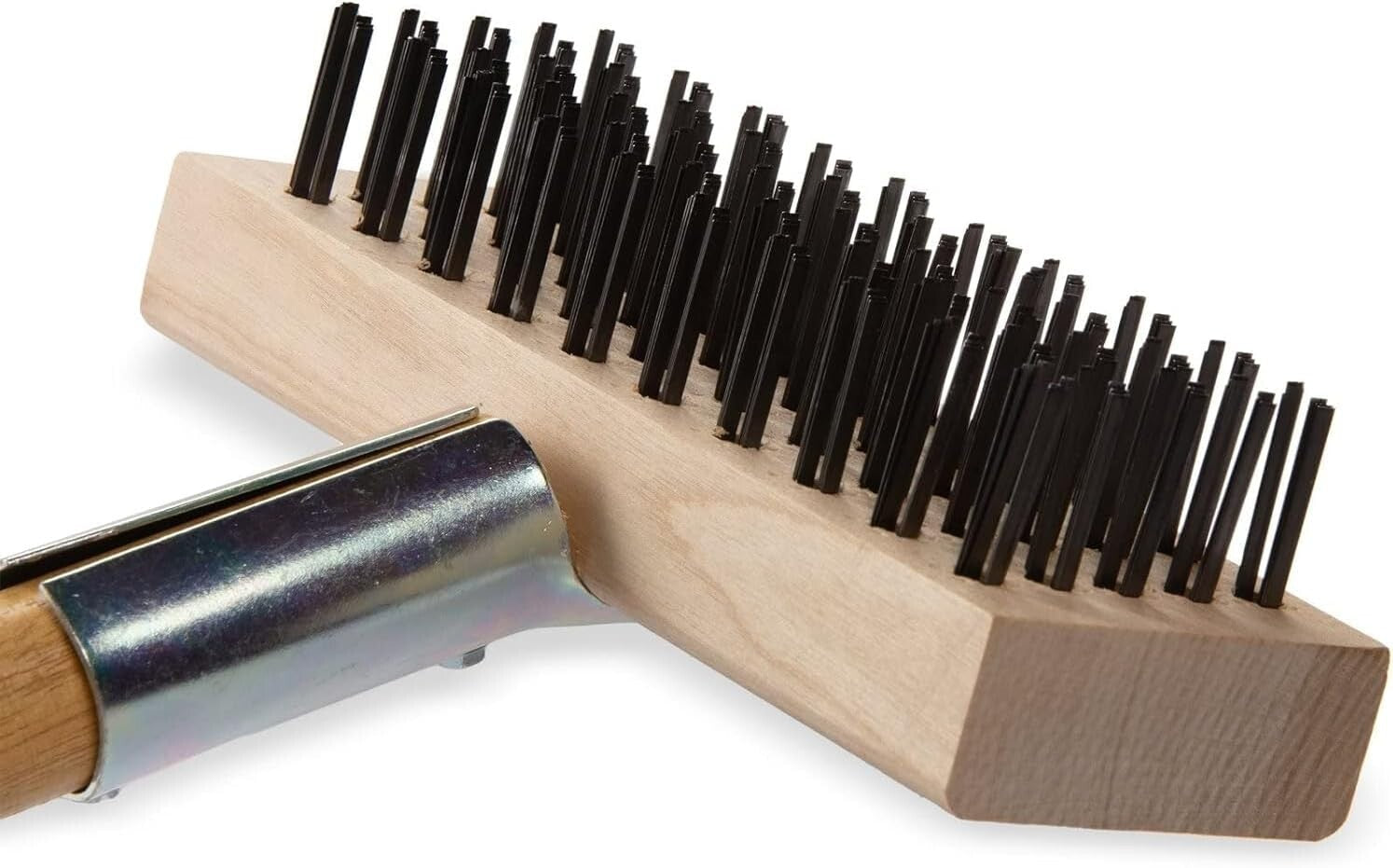 High-Strength Grill Brush with Stainless Steel Scraper - Perfect for Heavy Duty