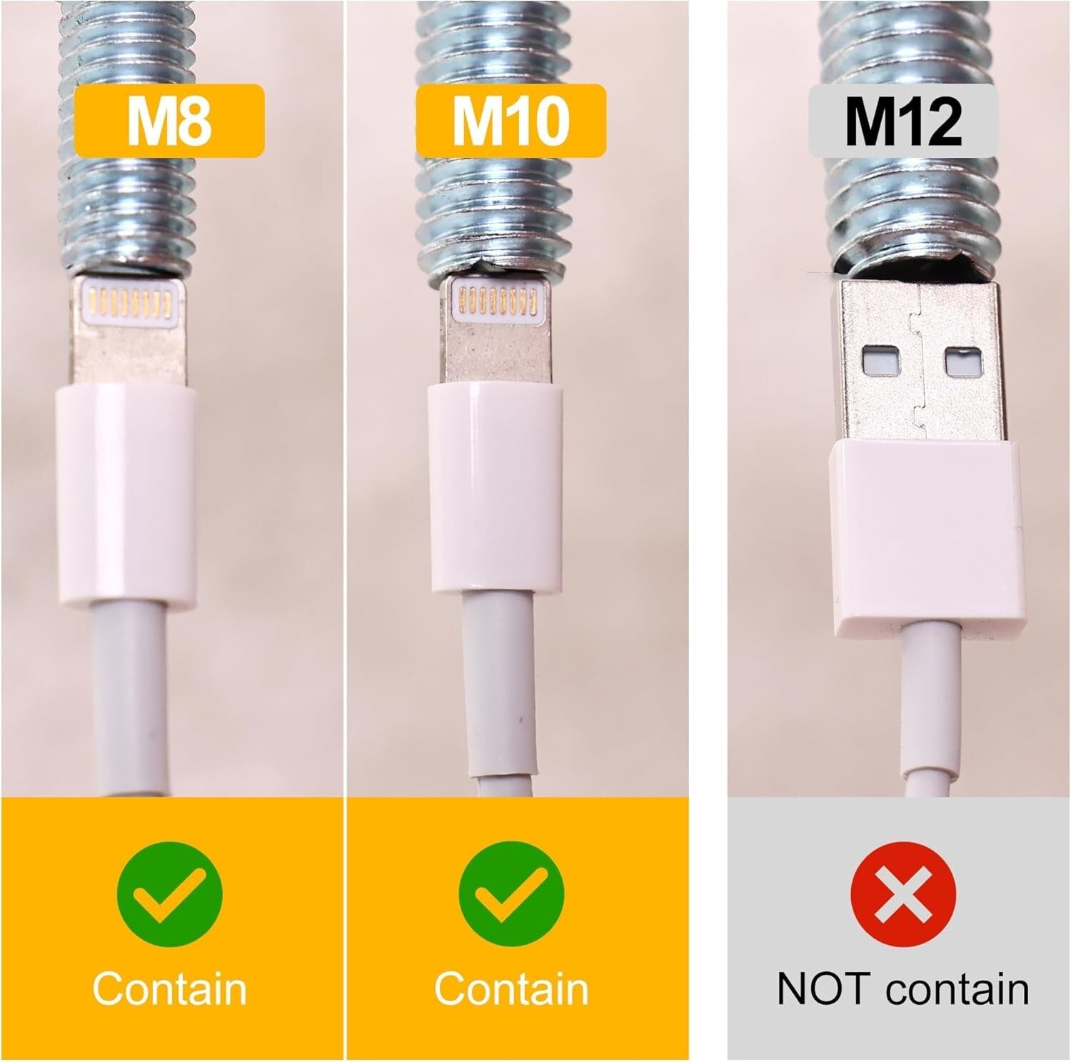 Durable 11-Inch Stainless Steel Bed Legs - M8 Thread, Set of 4 Adjustable Feet