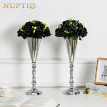 Load image into Gallery viewer, 10 Realistic Black Silk Roses in Decorative Box - Perfect for Weddings &amp; Parties