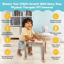 Load image into Gallery viewer, Safe and Stable Montessori Baby Walker with Activity Table for Confident Walking