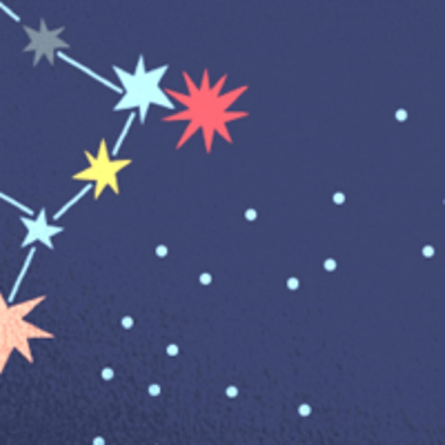 Navy Blue Zodiac Twin Bedding Set - 5-Piece Microfiber Comforter & Sheets