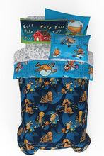 Load image into Gallery viewer, 5-Piece Twin Dog Man Bedding Set - Reversible Microfiber Comforter &amp; Sheets