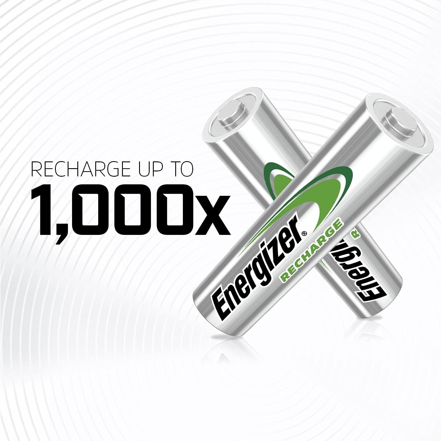 16 Count Rechargeable AA Batteries with Leak-Proof Design & 5-Year Lifespan