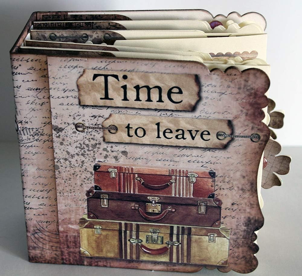 Art Deco Mini Album Die-Cuts 15x15CM - Perfect for Scrapbooking & DIY Cards