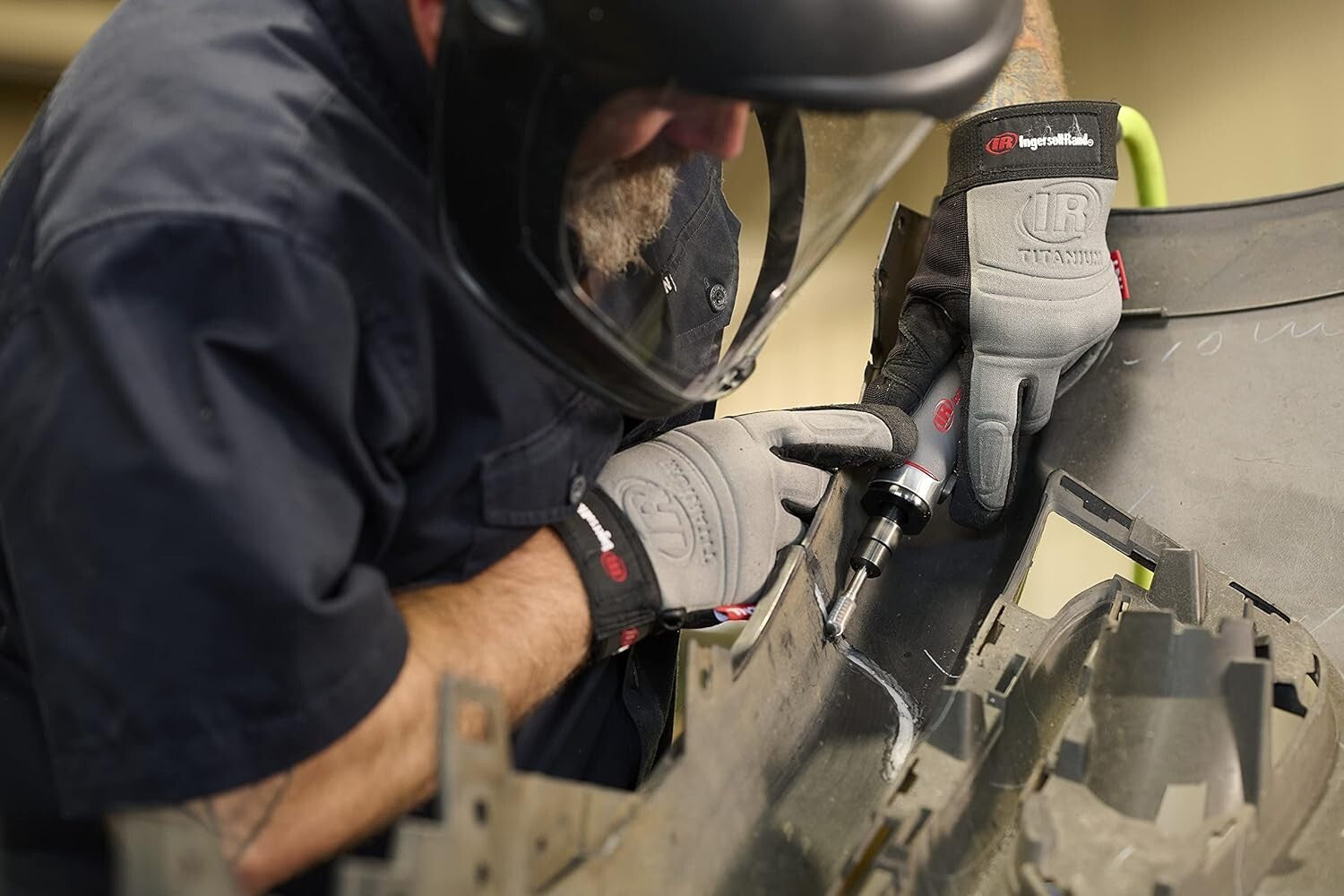 High-Speed 25,000 RPM Die Grinder with Rear Exhaust - 0.4 HP Performance Tool