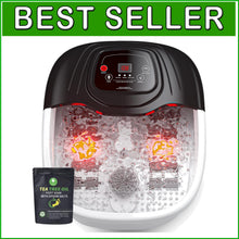 Load image into Gallery viewer, Revitalizing Foot Spa Massager with Heat &amp; Epsom Salt for Ultimate Relaxation