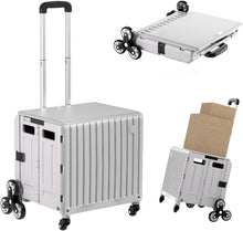 Load image into Gallery viewer, Compact Foldable Rolling Cart for Easy Transport - Ideal for Teachers &amp; Parents