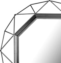 Load image into Gallery viewer, Versatile 28.3" Octagonal Black Wall Mirror with Easy Mounting Brackets
