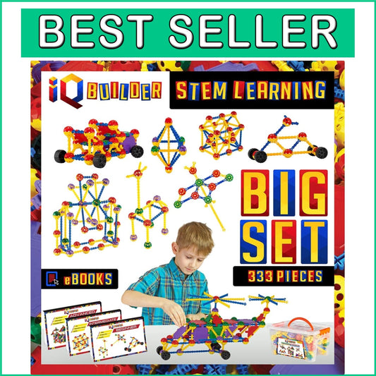 Creative STEM Building Blocks - Teacher Recommended Learning Toy for Ages 5-10