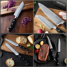 Load image into Gallery viewer, Professional-Grade German Stainless Steel Knife Set - Ergonomic &amp; Rust-Resistant