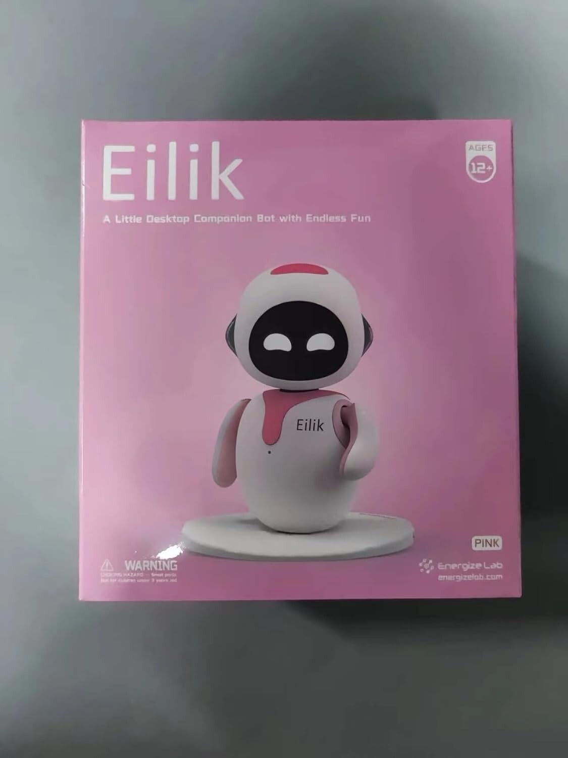 Interactive Pink Robot Pet - Engaging Touch Toy with Emotions & Mini-Games