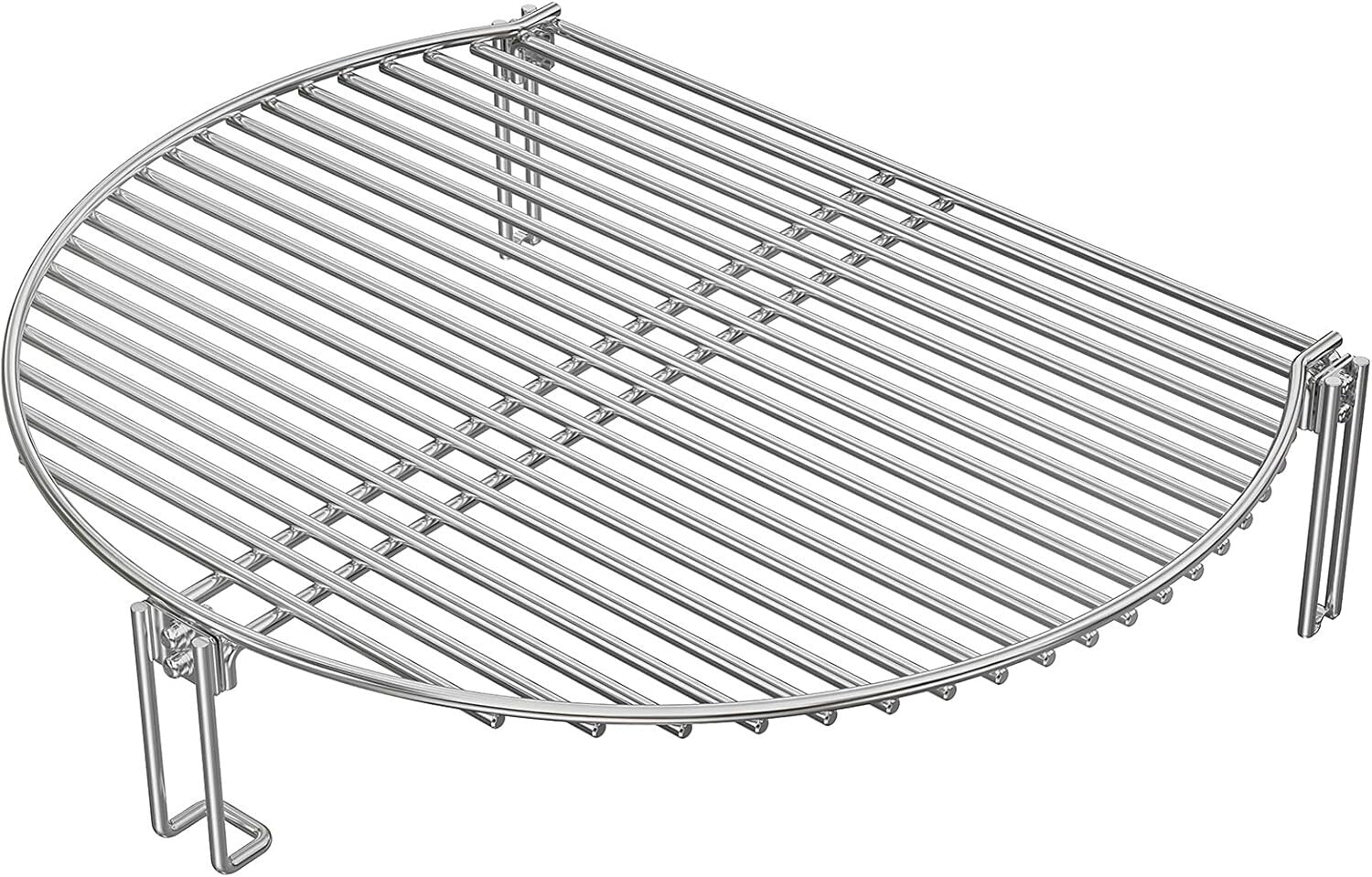 Flexible Stainless Steel Cooking Grate for Outdoor Charcoal Grilling - 15.6"D