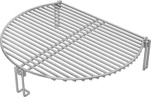 Load image into Gallery viewer, Flexible Stainless Steel Cooking Grate for Outdoor Charcoal Grilling - 15.6"D