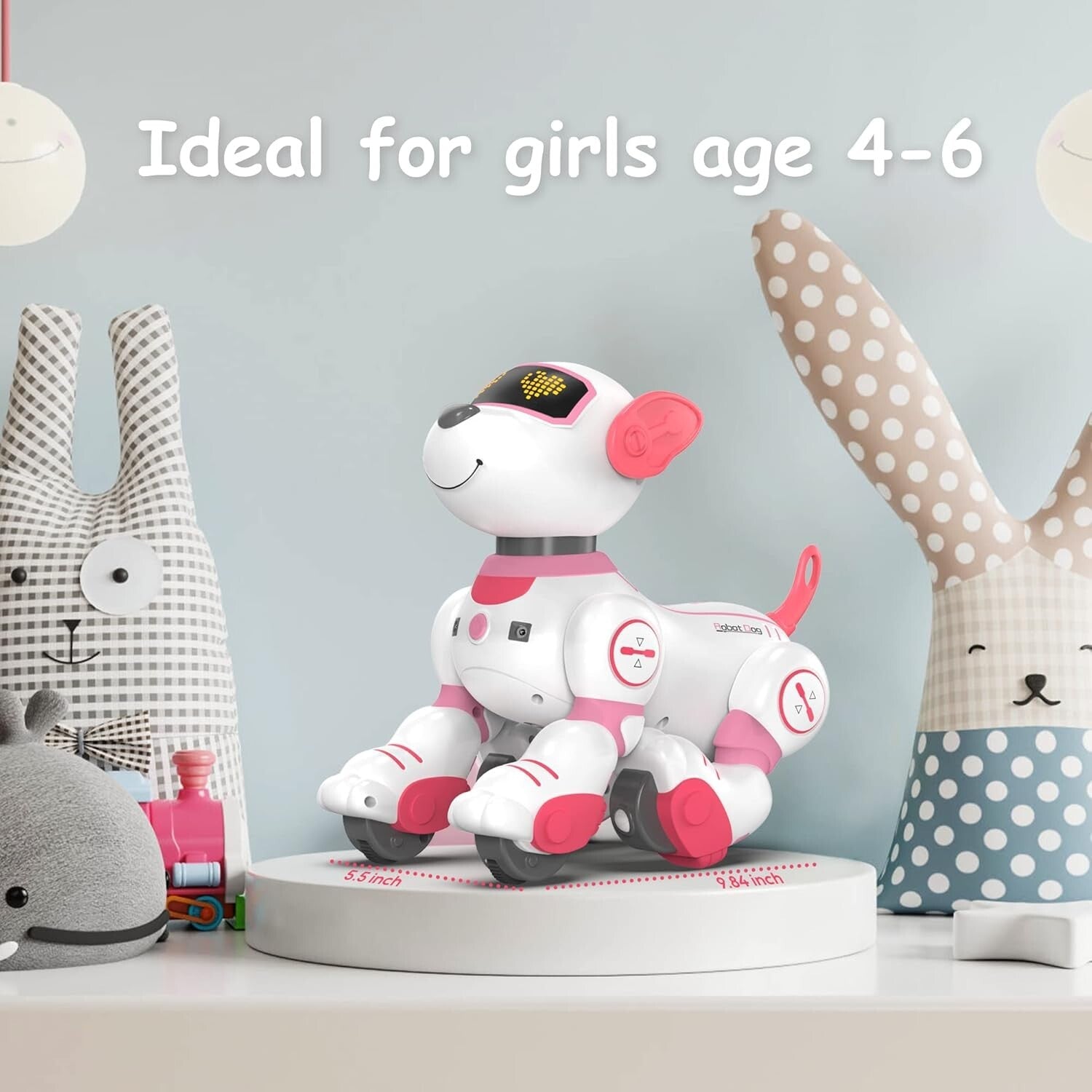 Smart Remote Control Robot Dog – Dancing, Singing & Programmed Fun for Kids