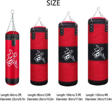 Load image into Gallery viewer, Lightweight 3.3ft Hanging Punching Bag with Gloves – Perfect for Martial Arts