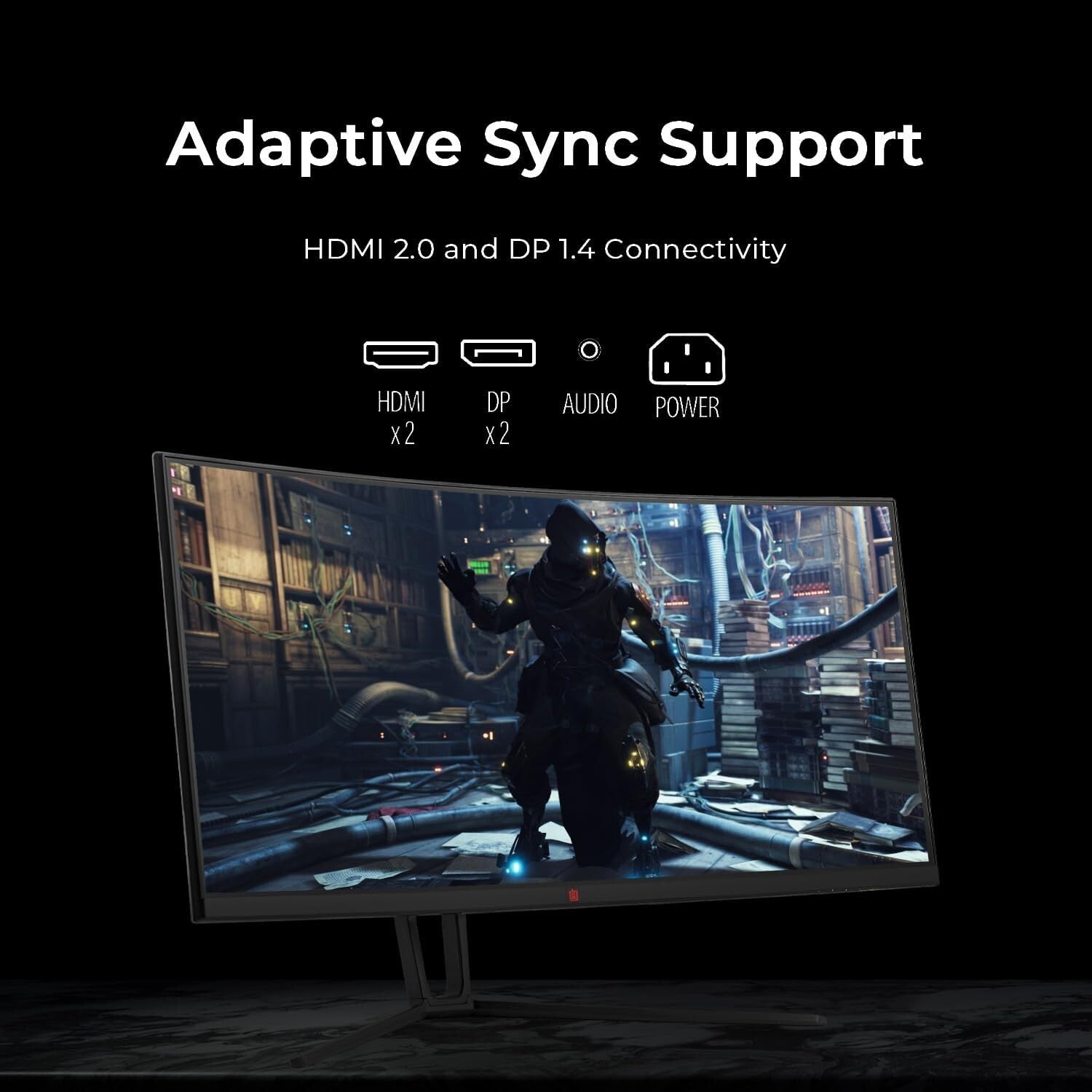 35-Inch Curved Ultrawide Monitor - Stunning WQHD, 120Hz for Gamers & Creatives