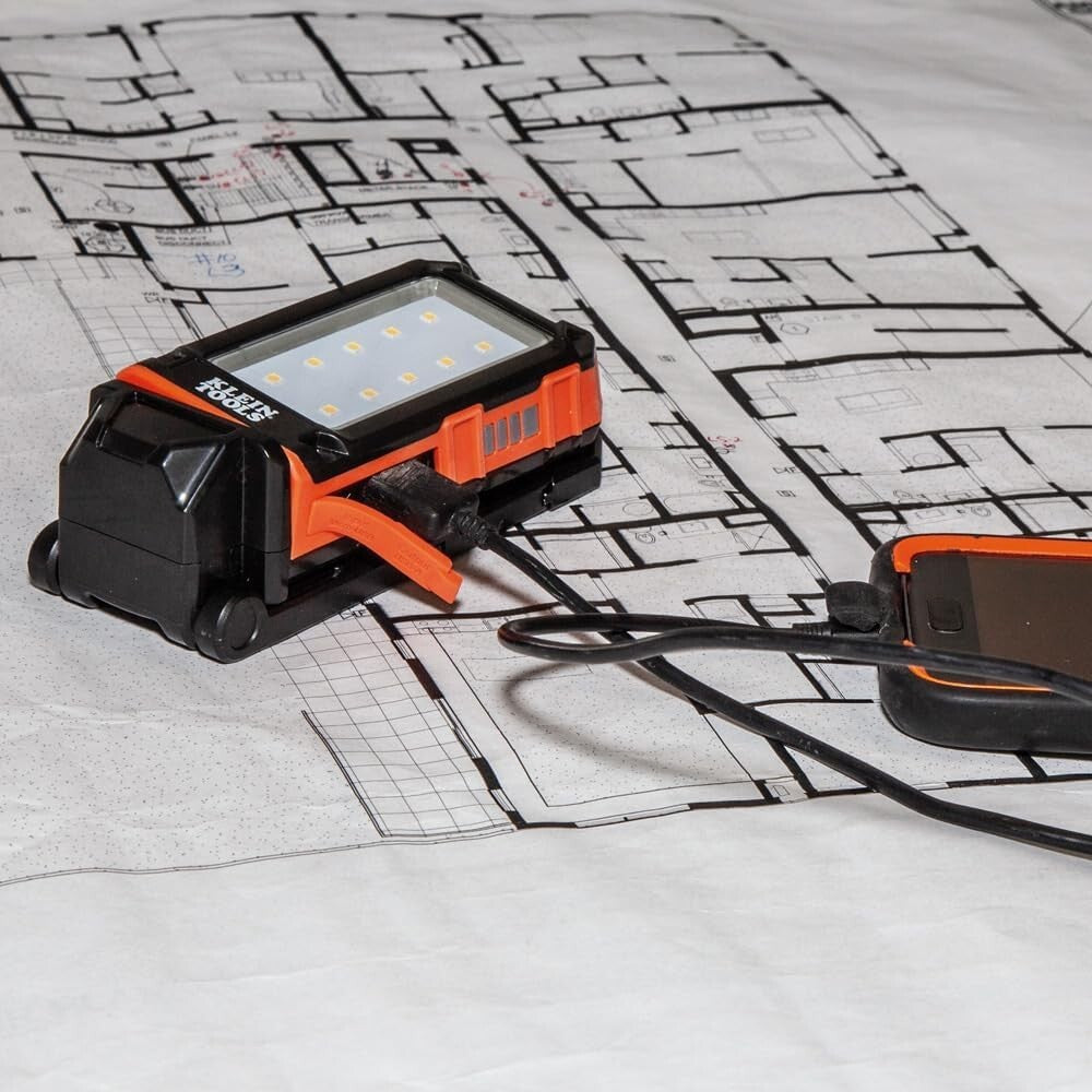 All-Day Rechargeable Worklight: 9-Hour Runtime, Magnetic Mount & USB-C Charging