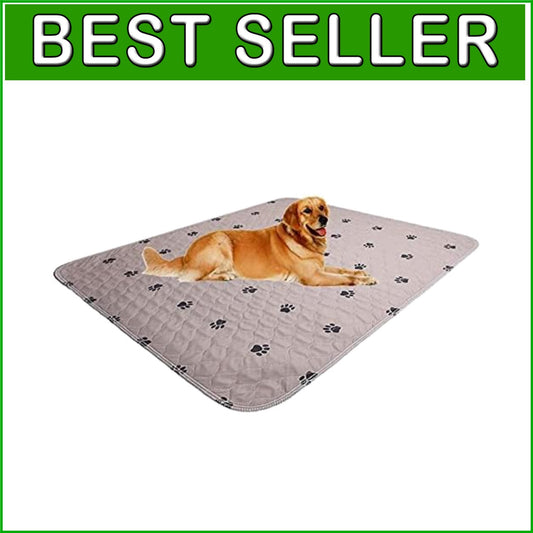 Large Waterproof 24x36 Inch Reusable Dog Pee Pads - 4-Pack Training Solution