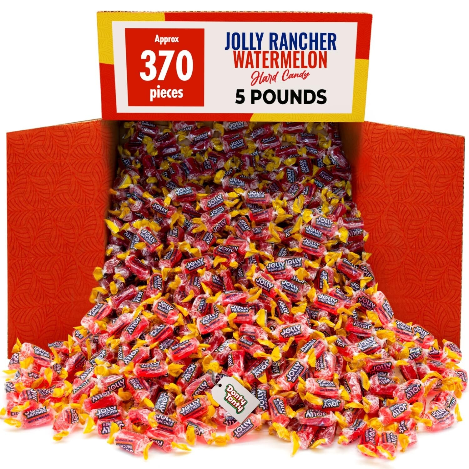 Fresh Watermelon Jolly Rancher Candies - 370 Individually Wrapped Pieces, 5 lb