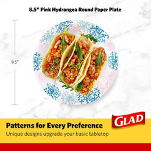 Load image into Gallery viewer, Stylish 8.5" Disposable Floral Plates - Cut Proof, Microwave Safe, 600 Pieces