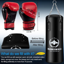 Load image into Gallery viewer, Kids Punching Bag with 6oz Gloves - Perfect for Kickboxing &amp; Taekwondo Training
