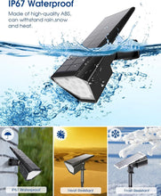 Load image into Gallery viewer, Solar Spot Lights - 2-in-1 Landscape Lighting, 12 LED, Waterproof &amp; Adjustable