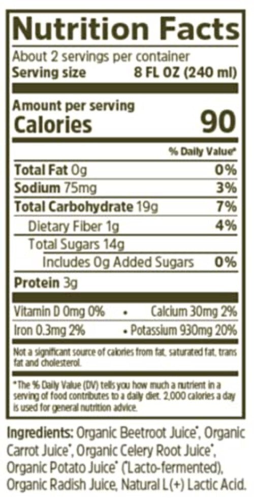 Detox with Breuss Vegetable Juice - 100% Natural & Non-GMO 16.9 Fl Oz, 6-Pack