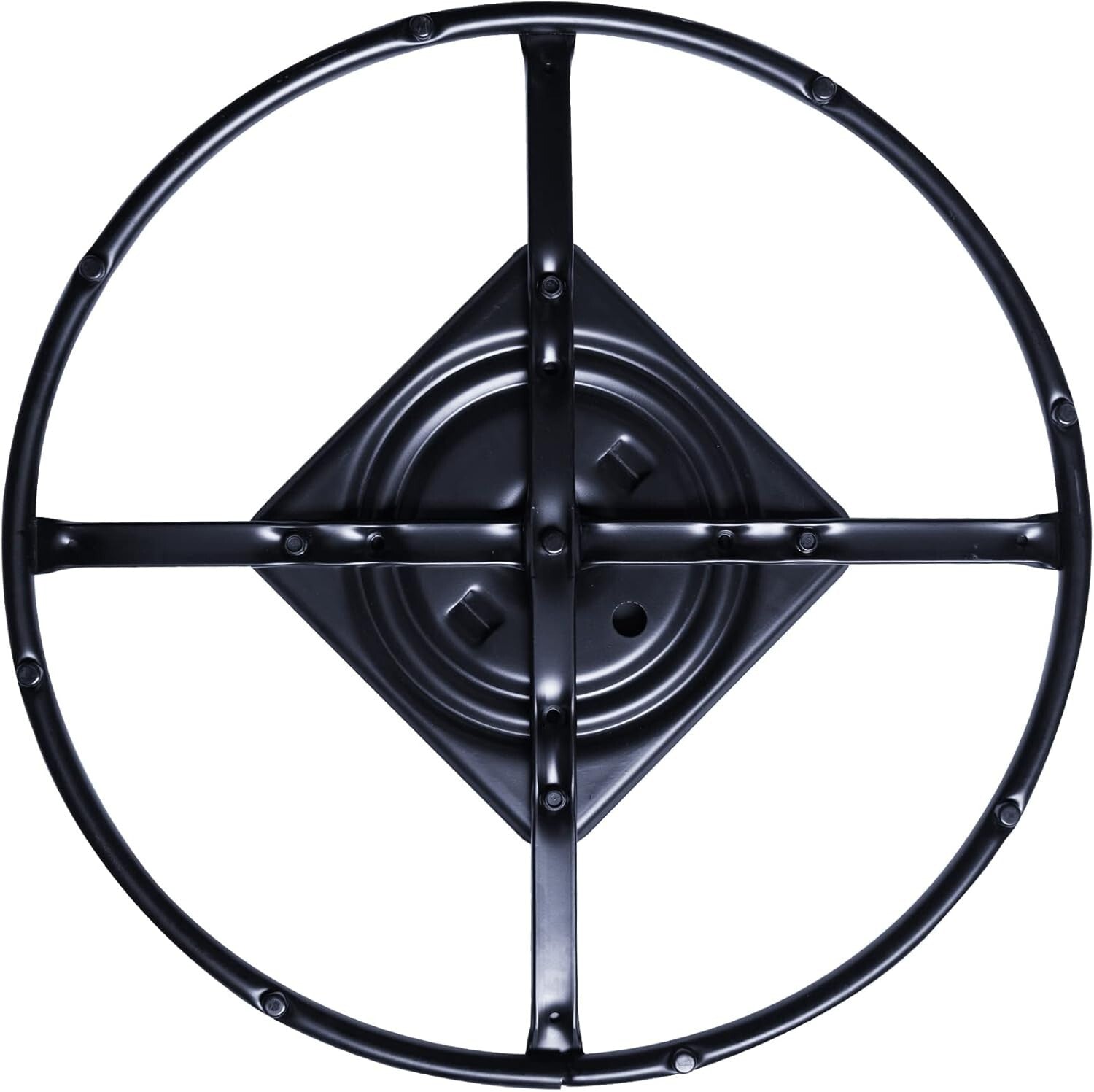24-Inch Heavy Duty Swivel Chair Base with 10-Inch Plate for Easy Installation
