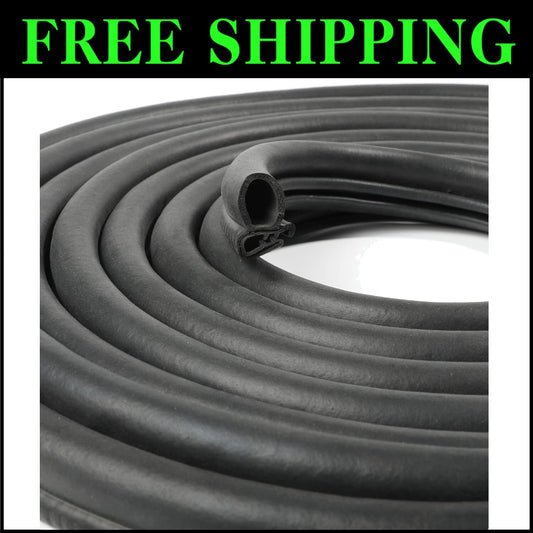 Soft Rubber Weather Stripping - 30FT Car Door Edge Trim for Extreme Conditions