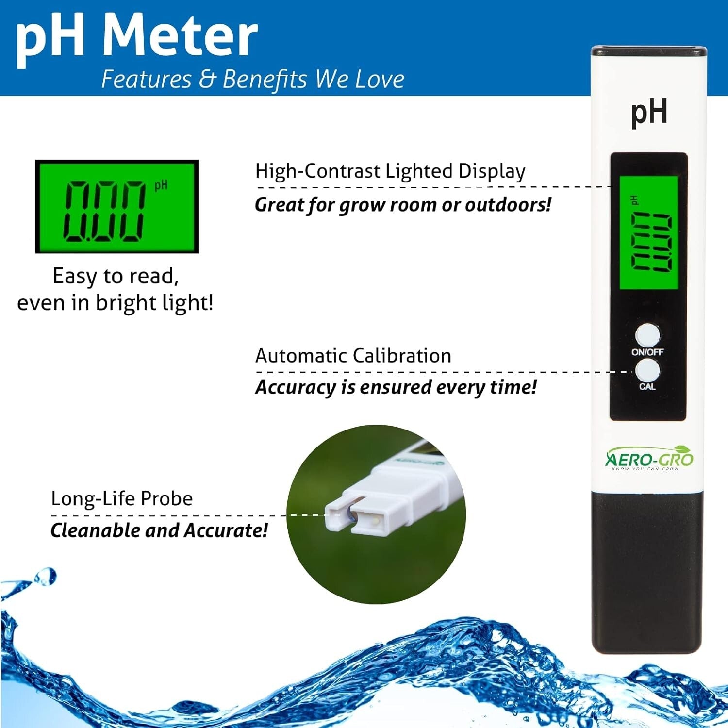 High Accuracy Digital pH & TDS Testing Pen - Essential for Water Quality Control