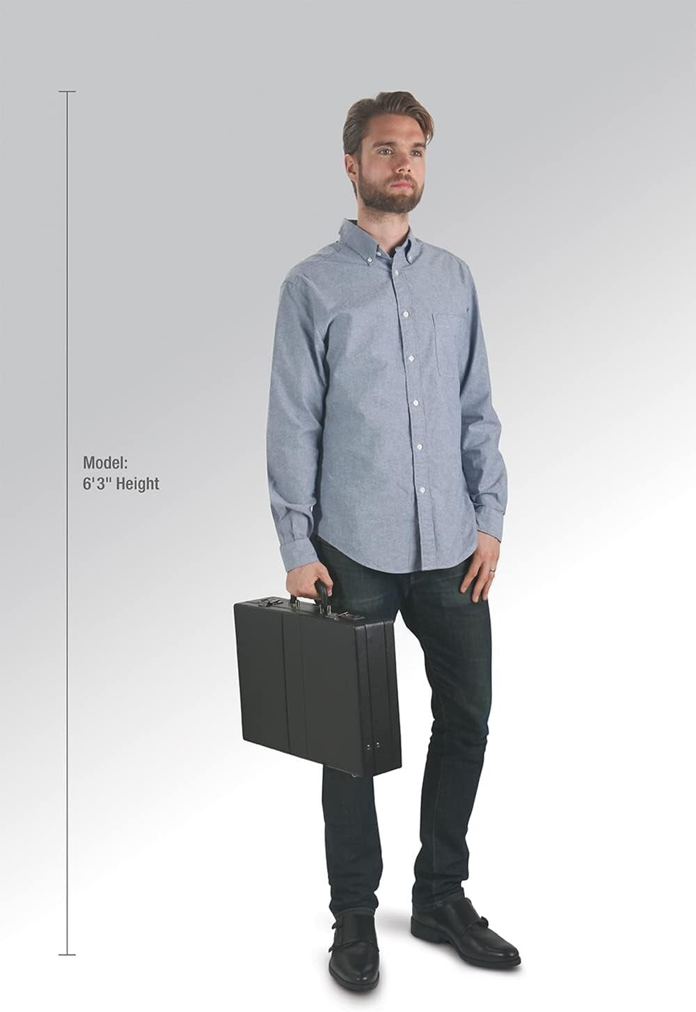 Grand Central Attache Briefcase - Sleek Locking Business Case for Professionals