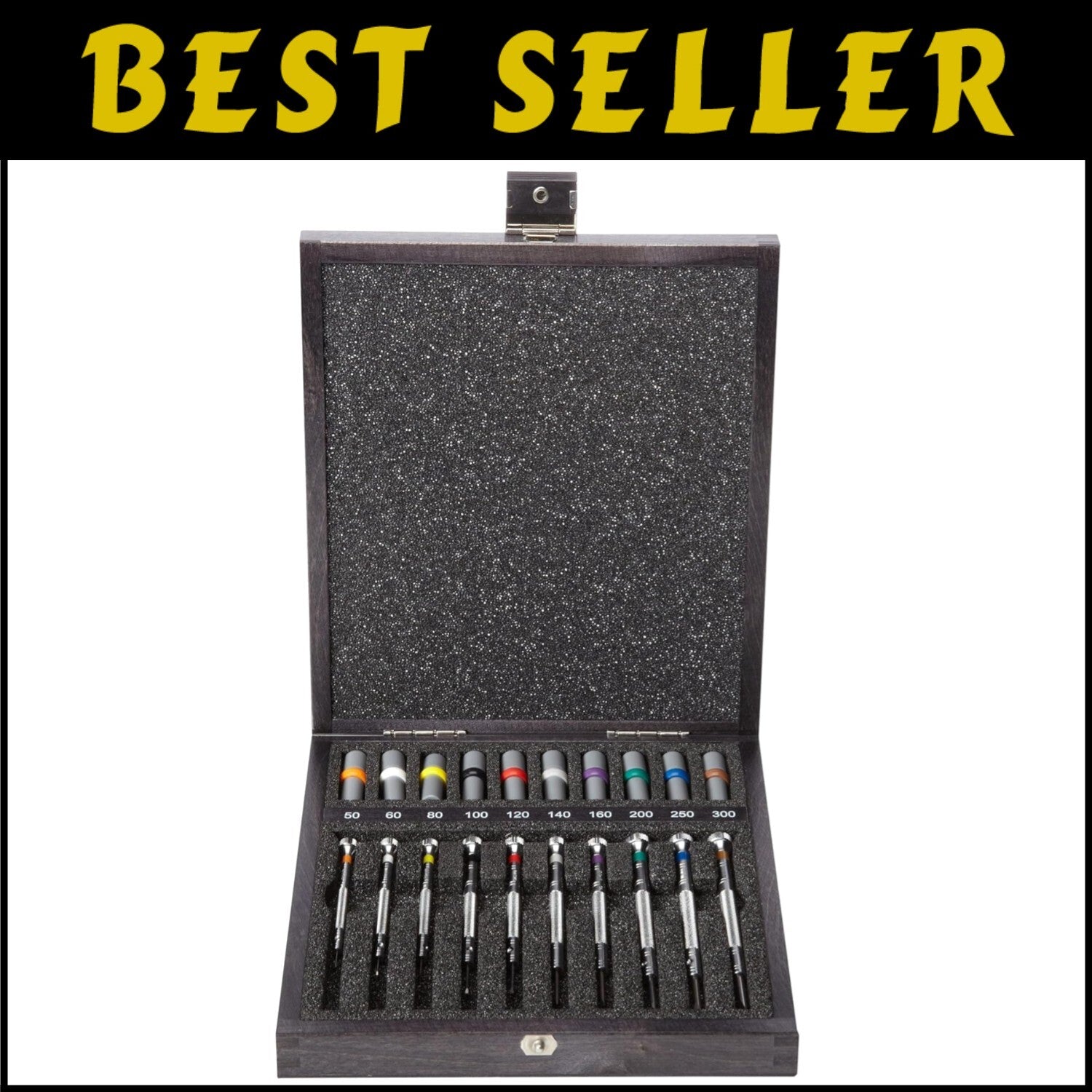 10 Chrome Plated Brass Screwdrivers with Spare Blades - Perfect Watch Repair Kit