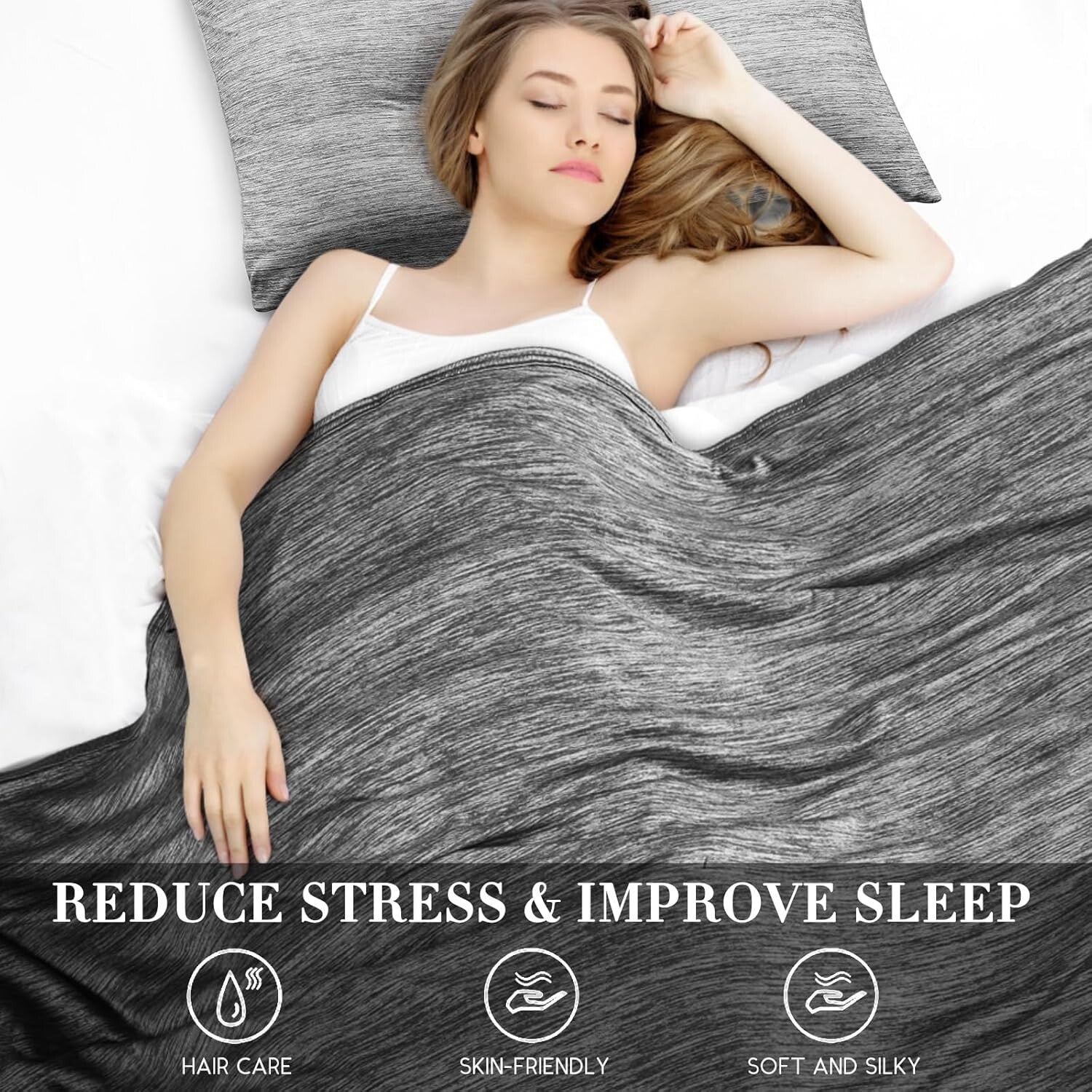 Arc-Chill Cooling Blanket: 51x67in Lightweight Throw for Hot Summer Comfort