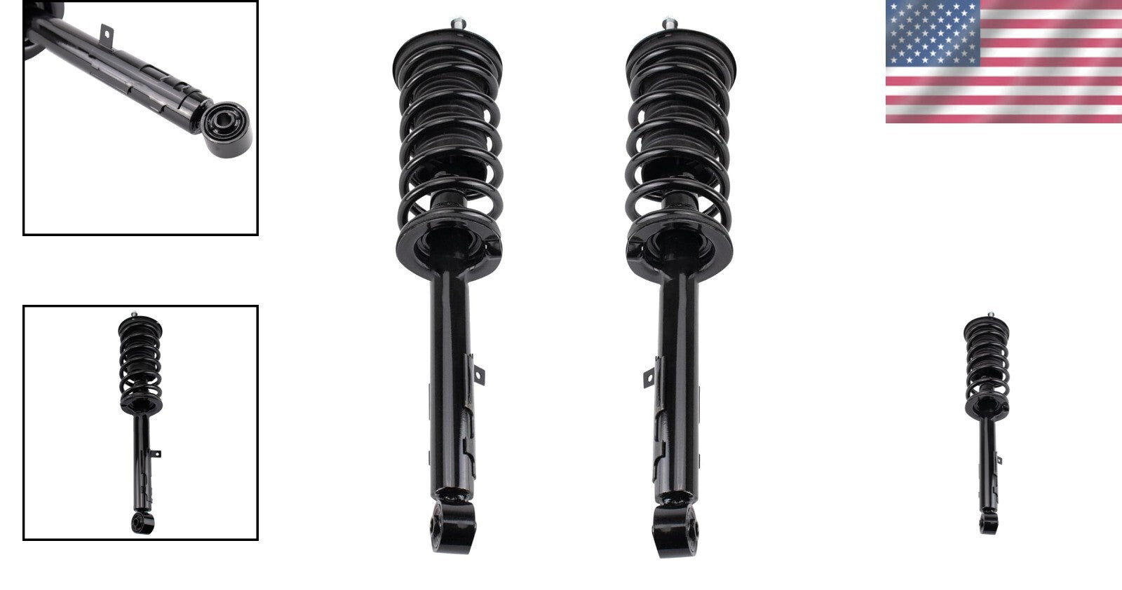 2-Piece Front Strut Assembly Set for Lexus GS300 / GS350 - Restores Ride Comfort