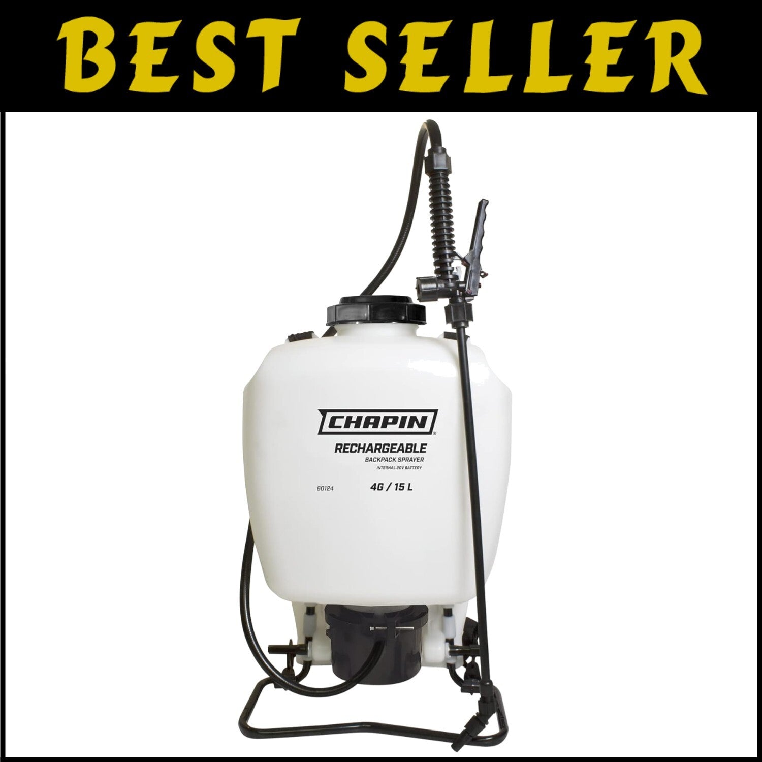 Chapin 4-Gallon Battery Powered Backpack Sprayer - Ideal for Lawn & Garden Care