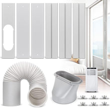 Load image into Gallery viewer, Adjustable Portable AC Window Vent Kit - 5.9 Inch Exhaust Hose, 78.7 Inch Length