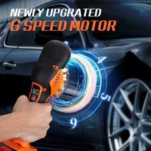 Load image into Gallery viewer, Portable 21V Car Detailing Polishing Machine with 18 PCS Accessories Included