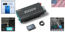 Load image into Gallery viewer, Portable 12V DC to 120V AC Power Inverter with Built-in USB and Multiple Outlets