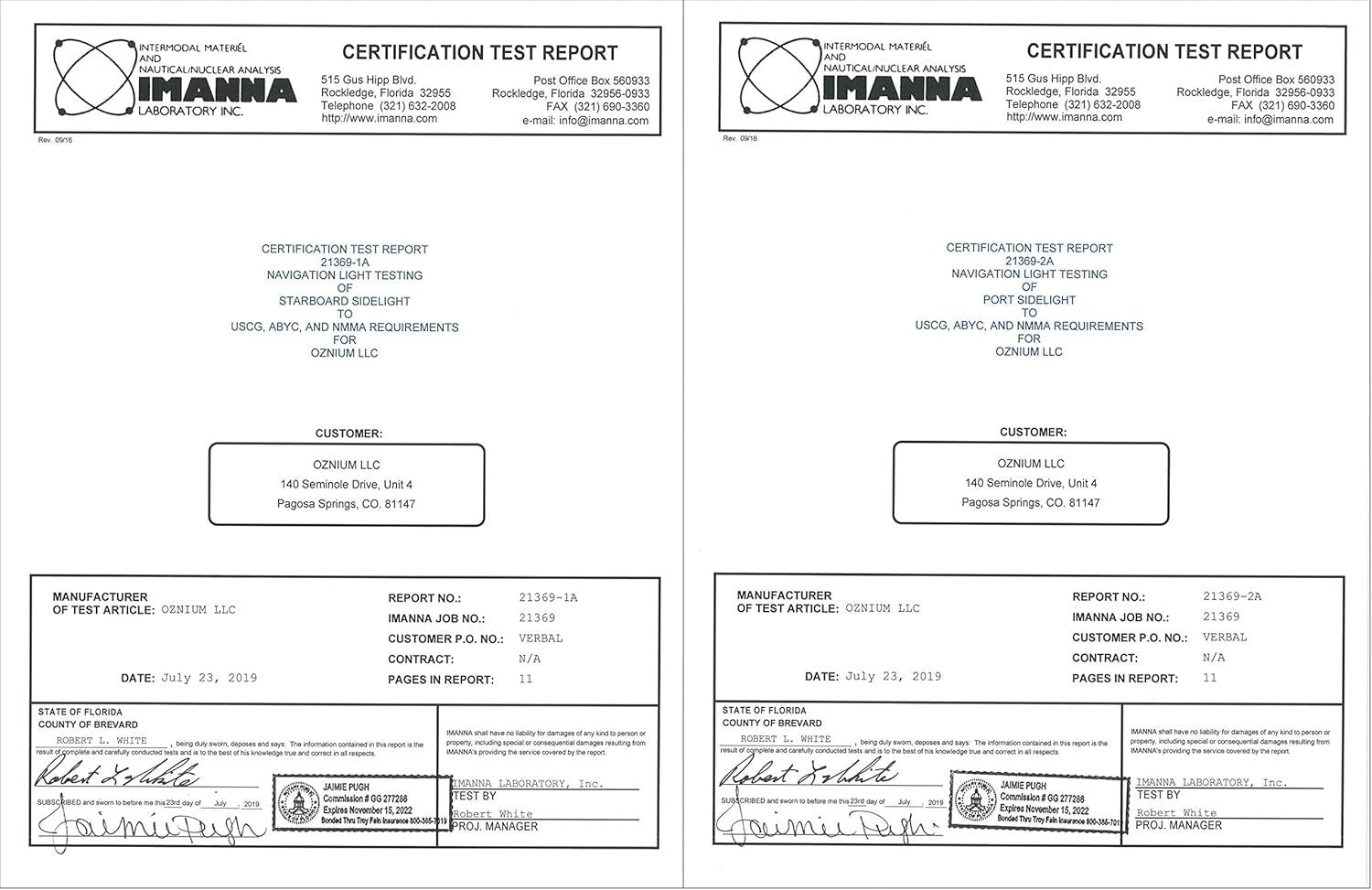 Bright Waterproof LED Navigation Lights Pair - Red & Green for Boating Safety