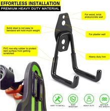 Load image into Gallery viewer, 28 Pack Heavy-Duty Garage Hooks with Anti-Slip Coating for Versatile Storage