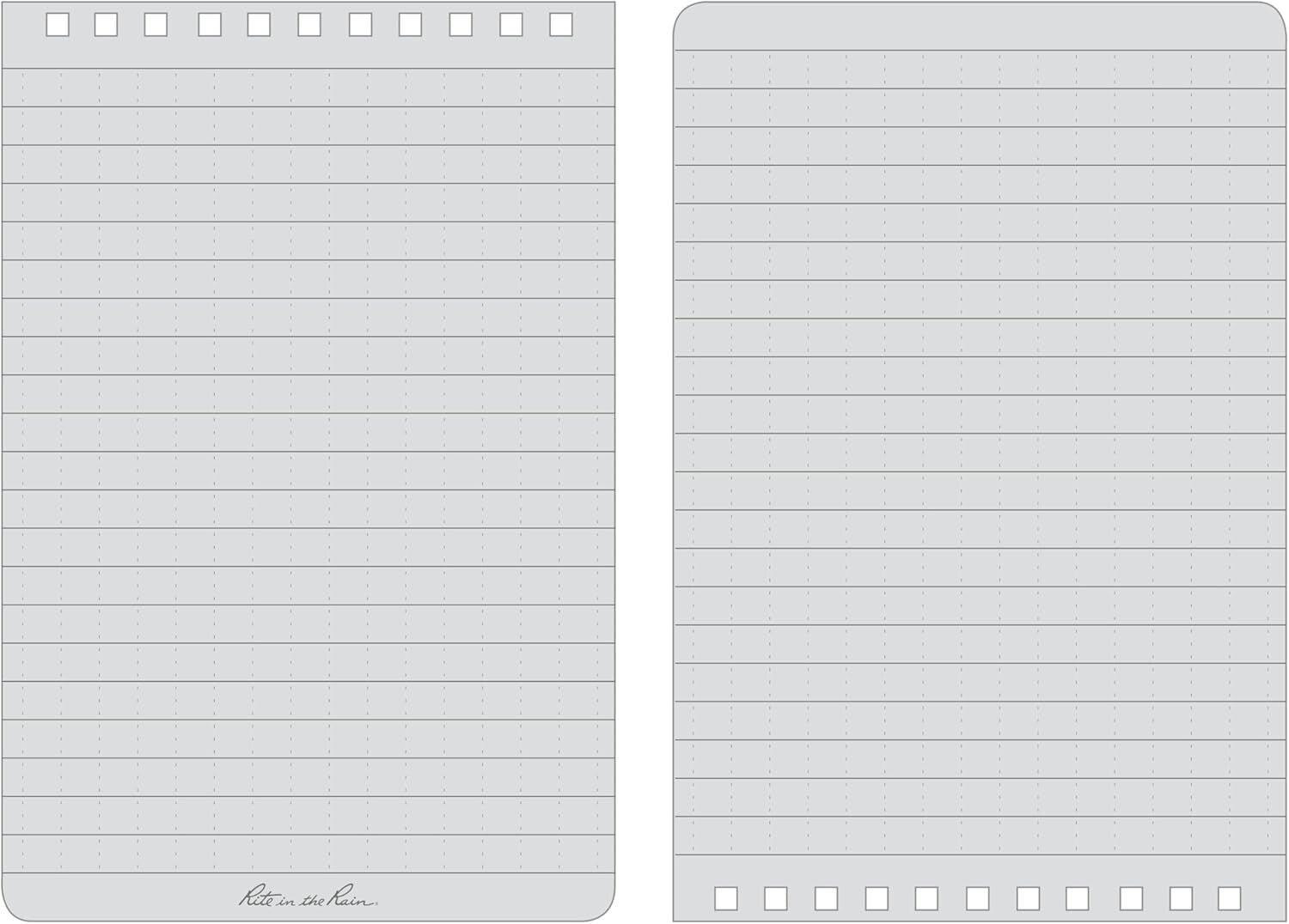 All-Weather 4" x 6" Pocket Notebooks - Weatherproof Paper & Eco-Friendly 6 Pack