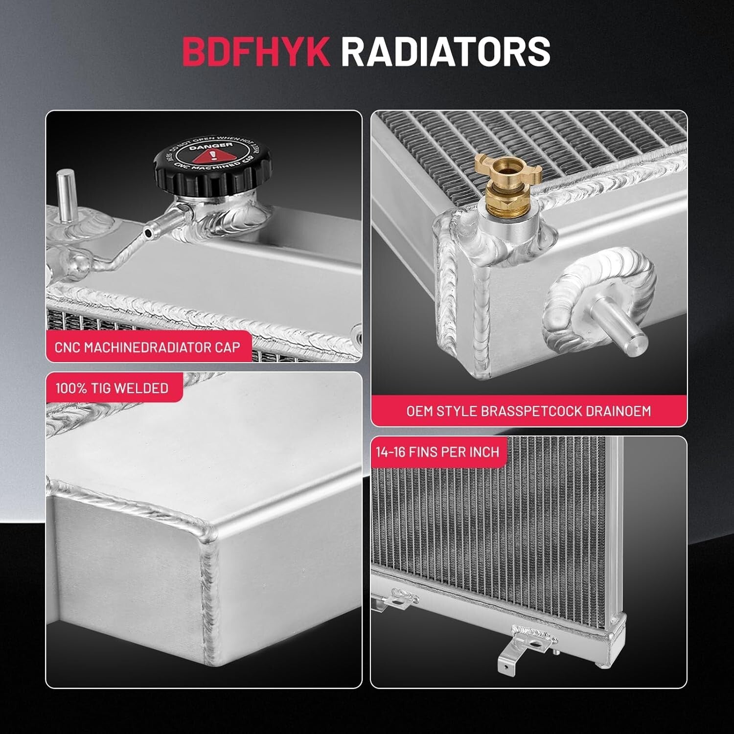 Racing Style 2ROW-40MM Aluminum Radiator for Subaru Impreza/Legacy/Outback