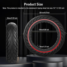 Load image into Gallery viewer, Durable 10x2.125 Solid Rubber Tire - Anti-Puncture for Electric Scooters (2pcs)