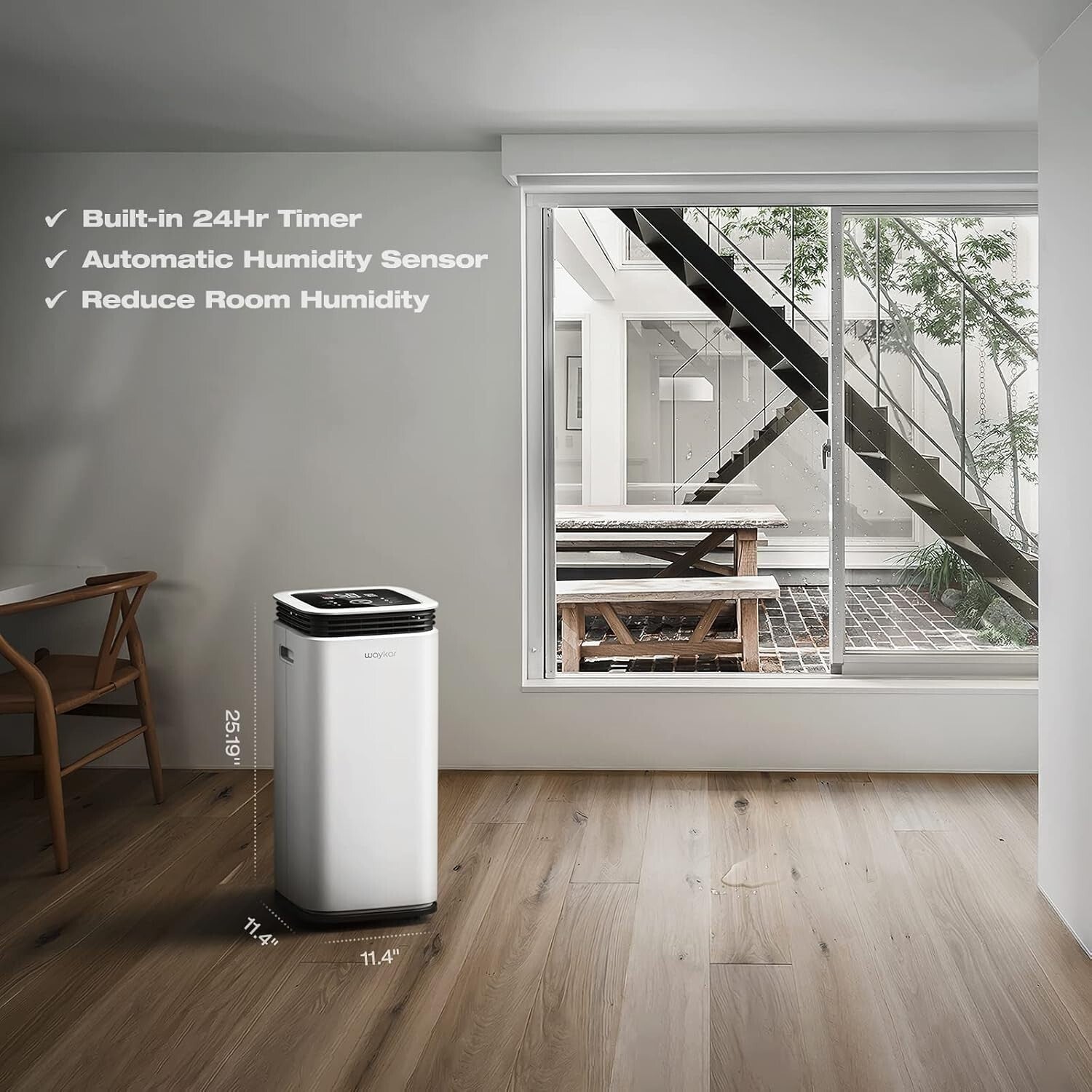 Powerful 70 Pints Dehumidifier for Large Rooms - Safe & Efficient Home Solution