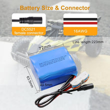 Load image into Gallery viewer, Versatile 12V 10000mAh Lithium Battery with Charger for RC Cars &amp; DIY Projects